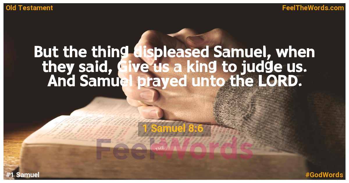 1 Samuel 8:6