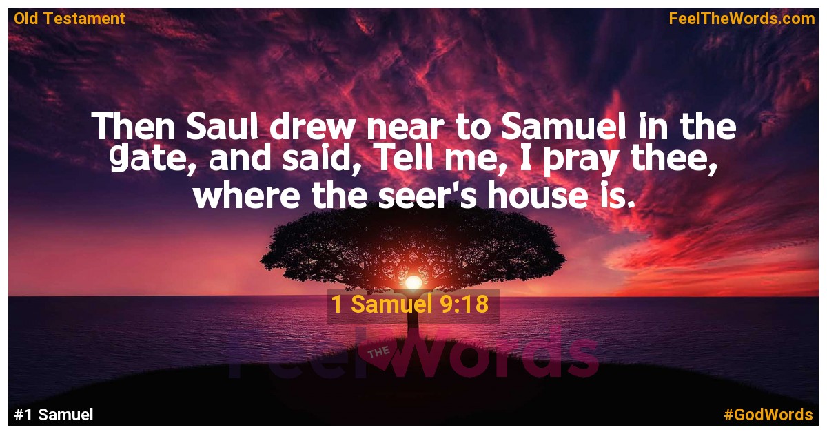 1 Samuel 9:18