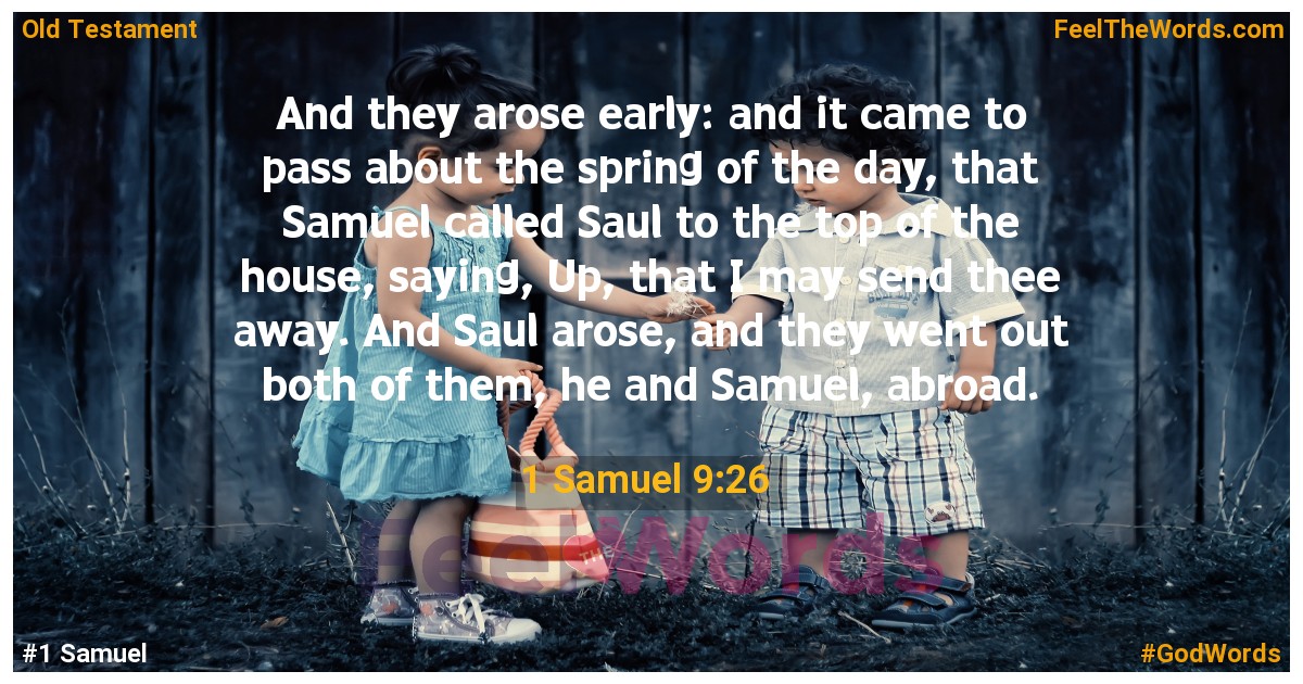 1 Samuel 9:26