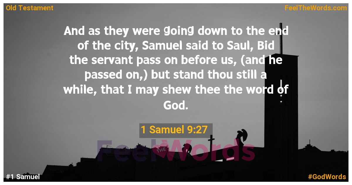 1 Samuel 9:27