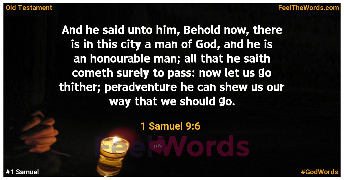 1 Samuel 9:6