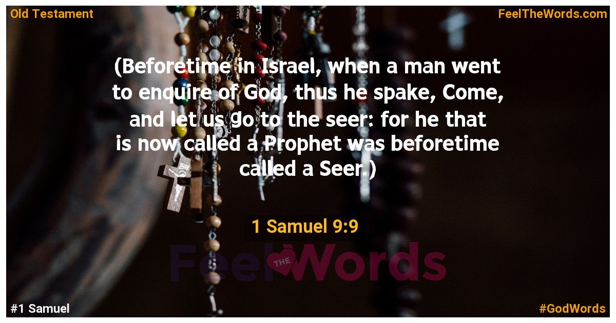 1 Samuel 9:9