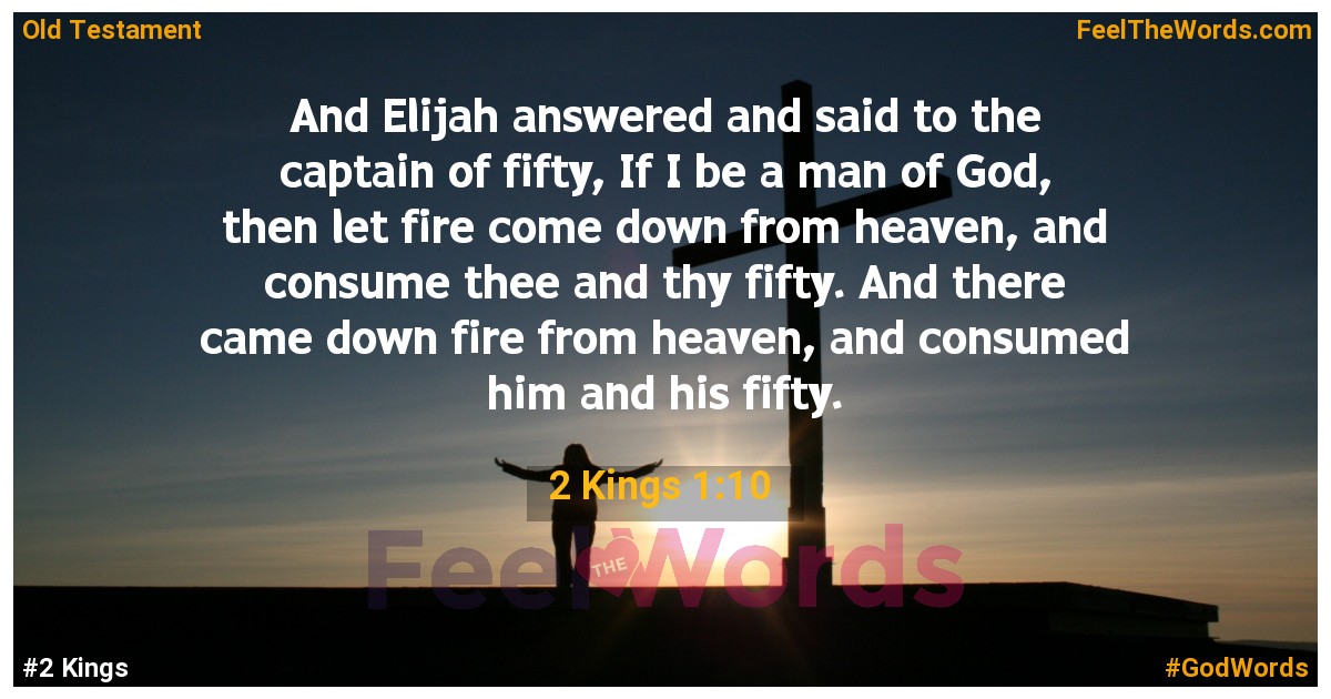 2 Kings 1:10