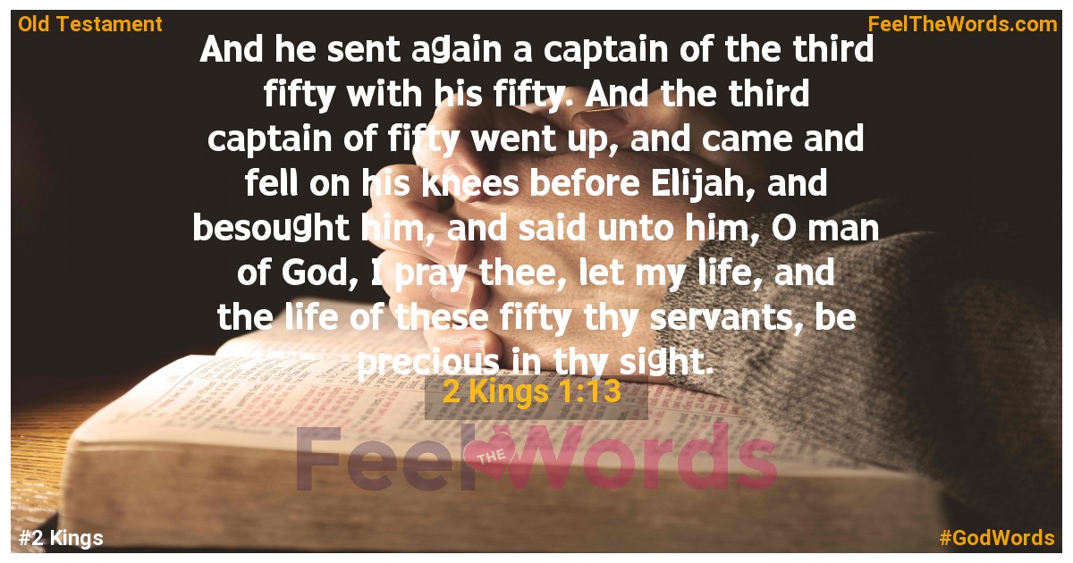2 Kings 1:13