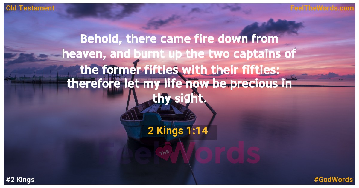2 Kings 1:14