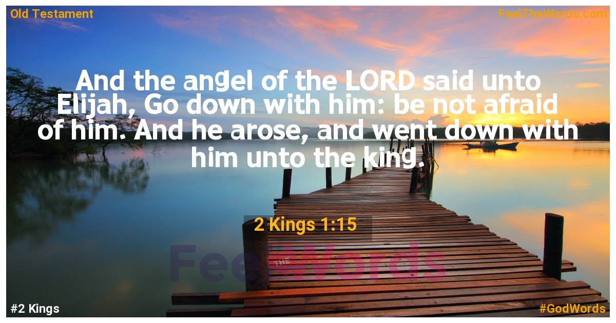 2 Kings 1:15