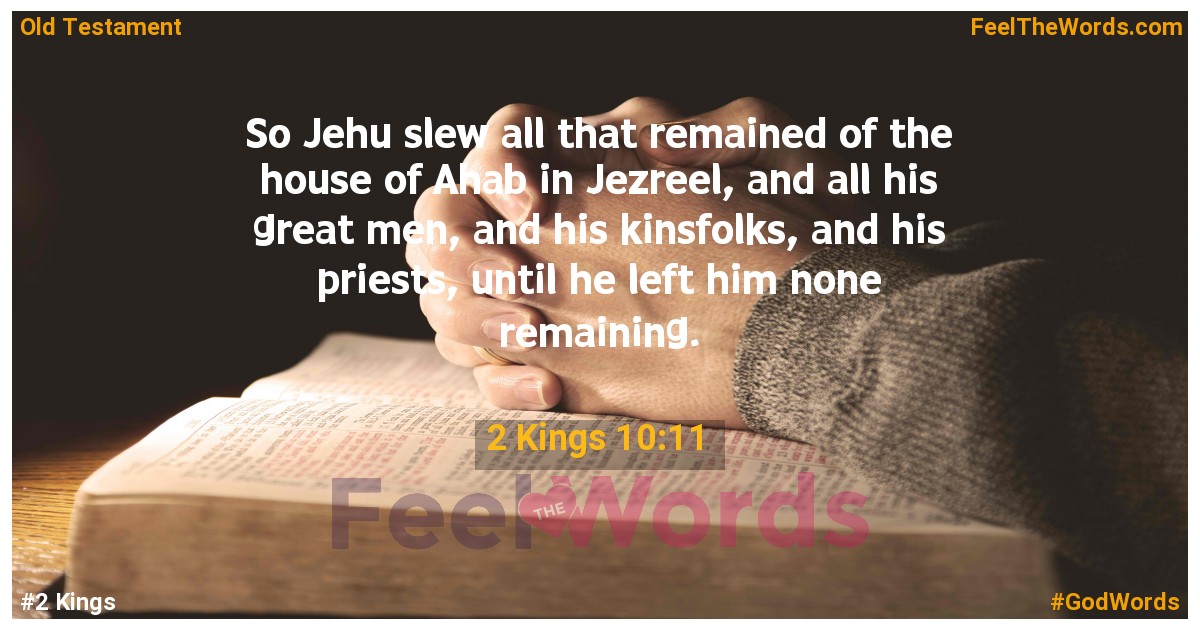 2 Kings 10:11