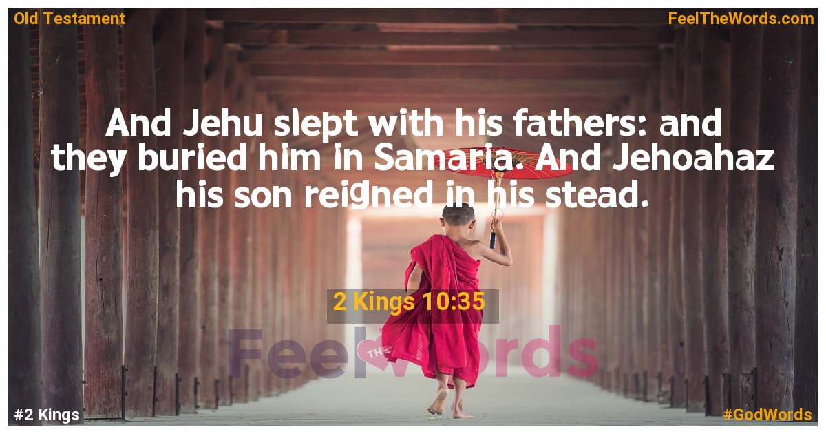 2 Kings 10:35
