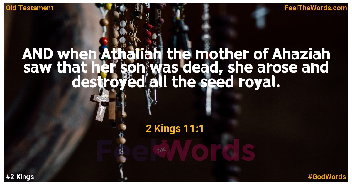 2 Kings 11:1