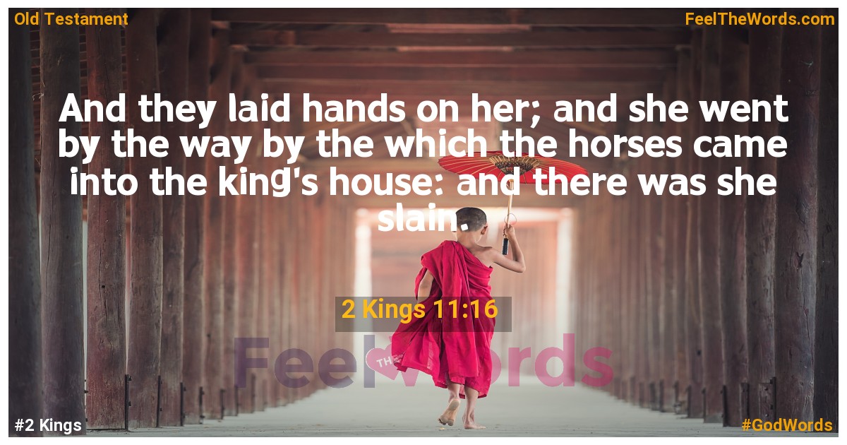 2 Kings 11:16