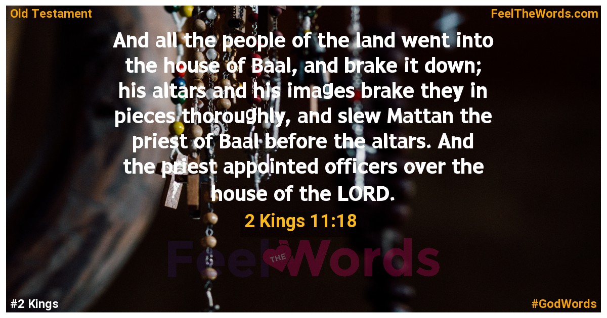 2 Kings 11:18