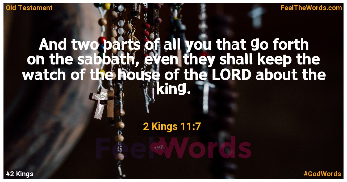 2 Kings 11:7