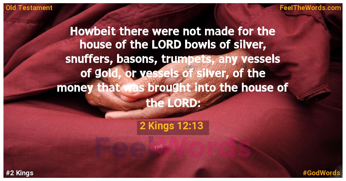 2 Kings 12:13