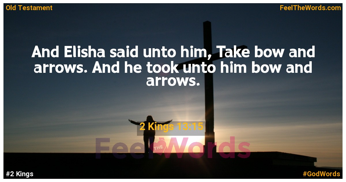 2 Kings 13:15