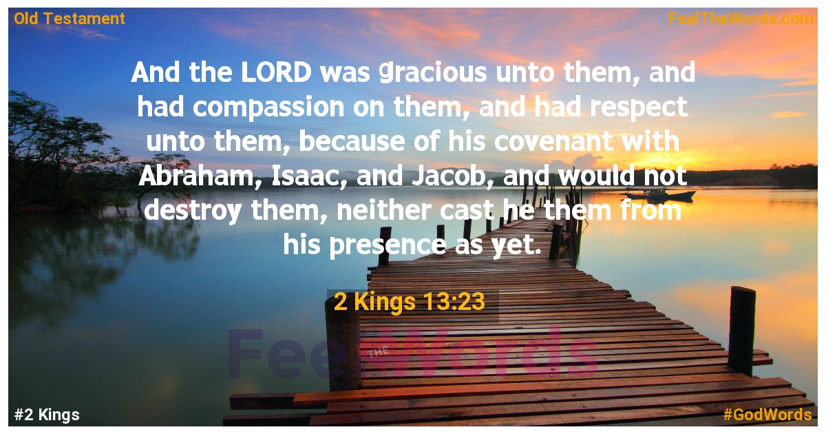 2 Kings 13:23