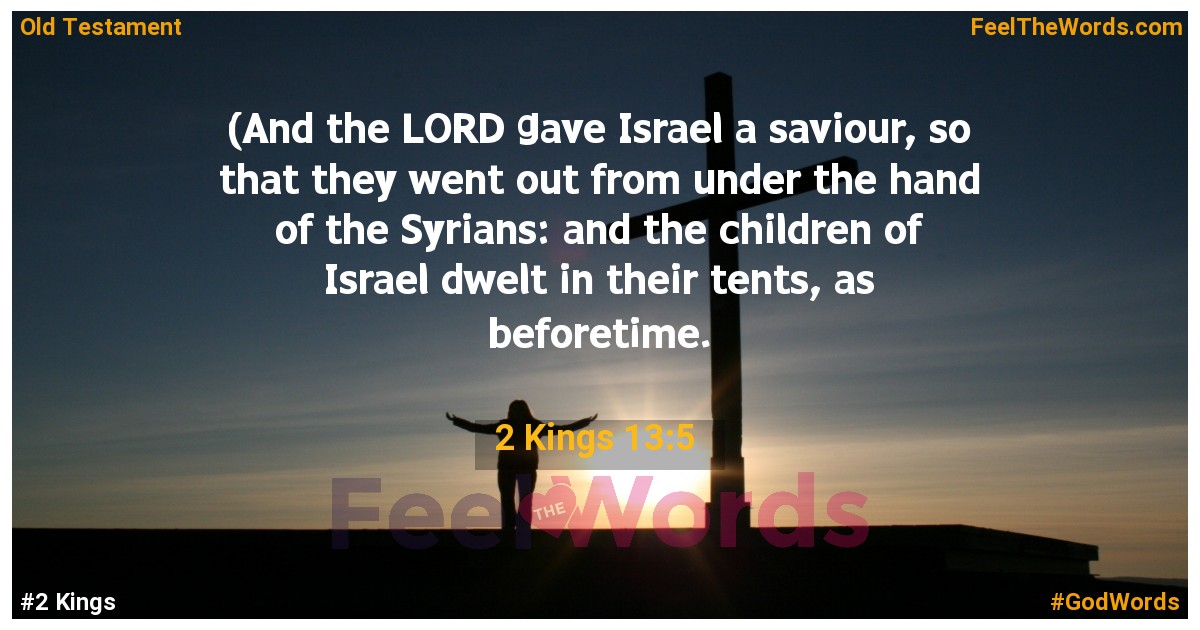 2 Kings 13:5