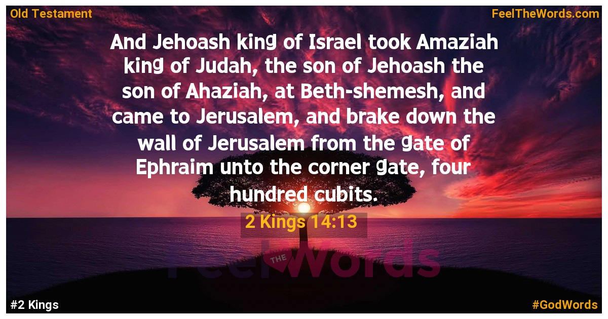 2 Kings 14:13