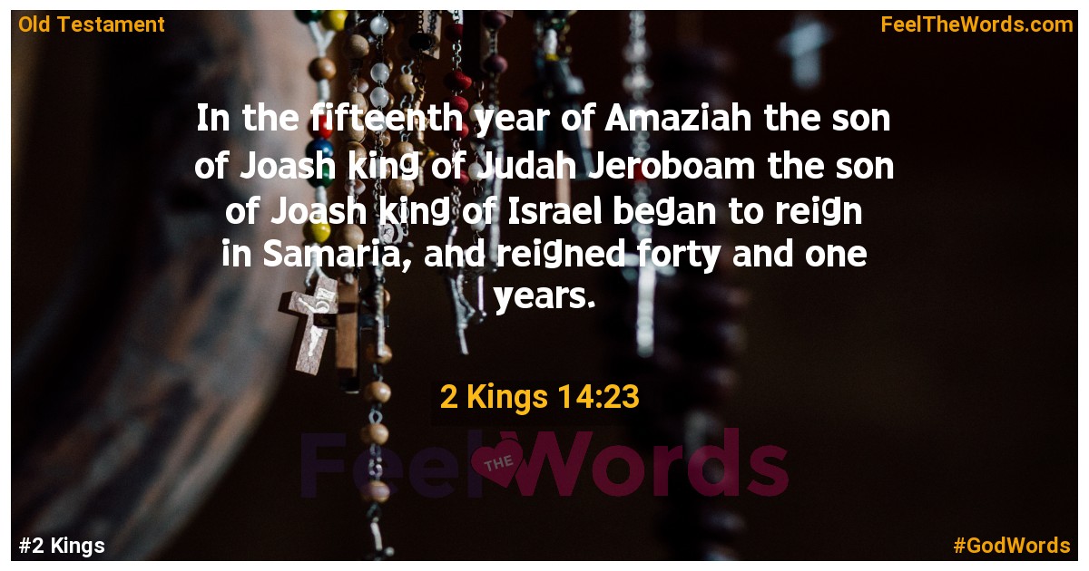 2 Kings 14:23