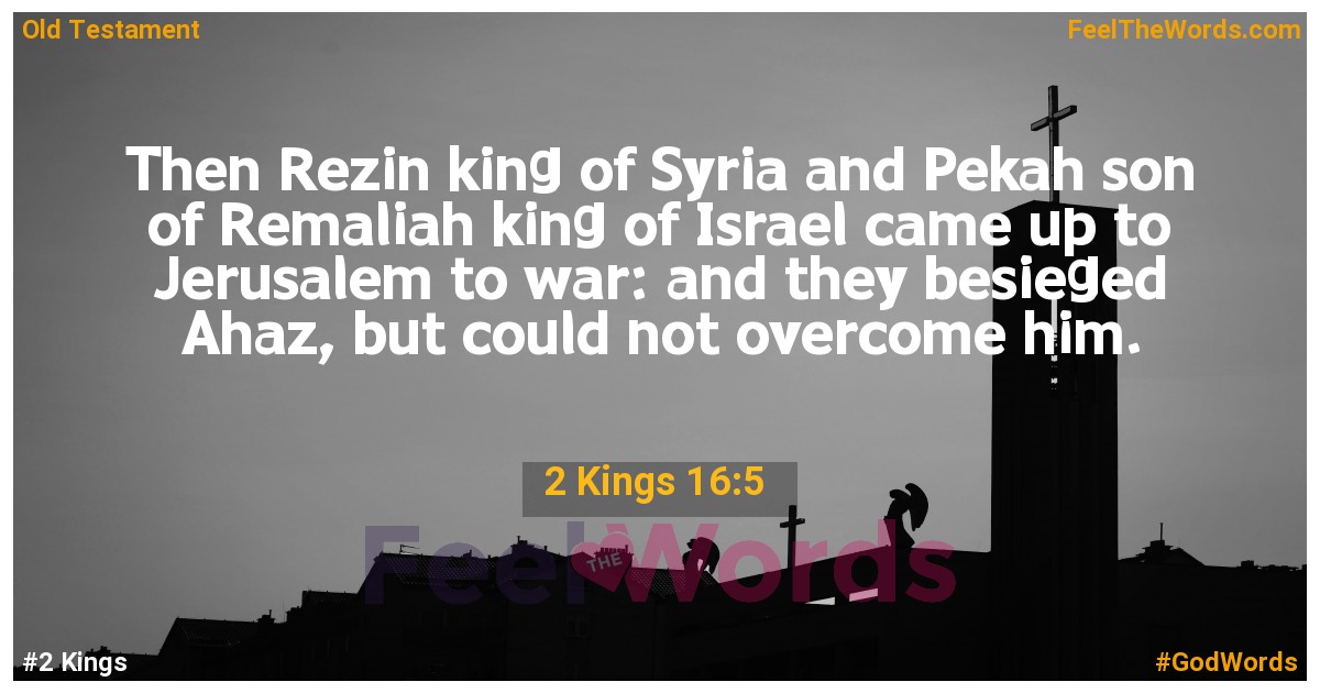 2 Kings 16:5
