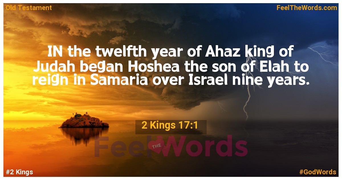 2 Kings 17:1