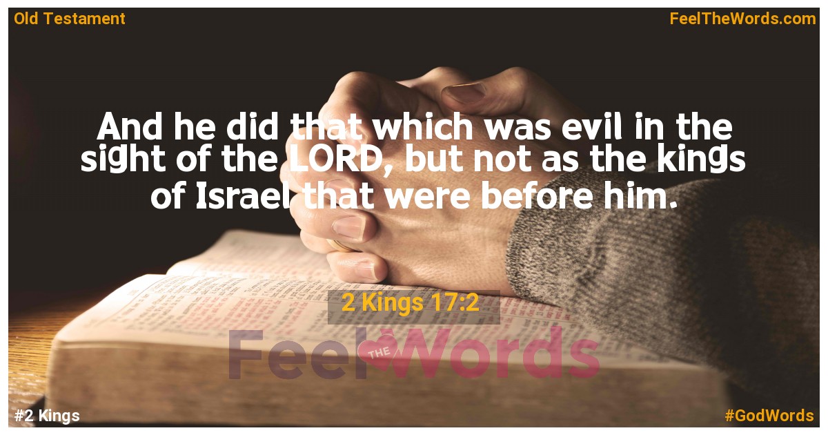 2 Kings 17:2