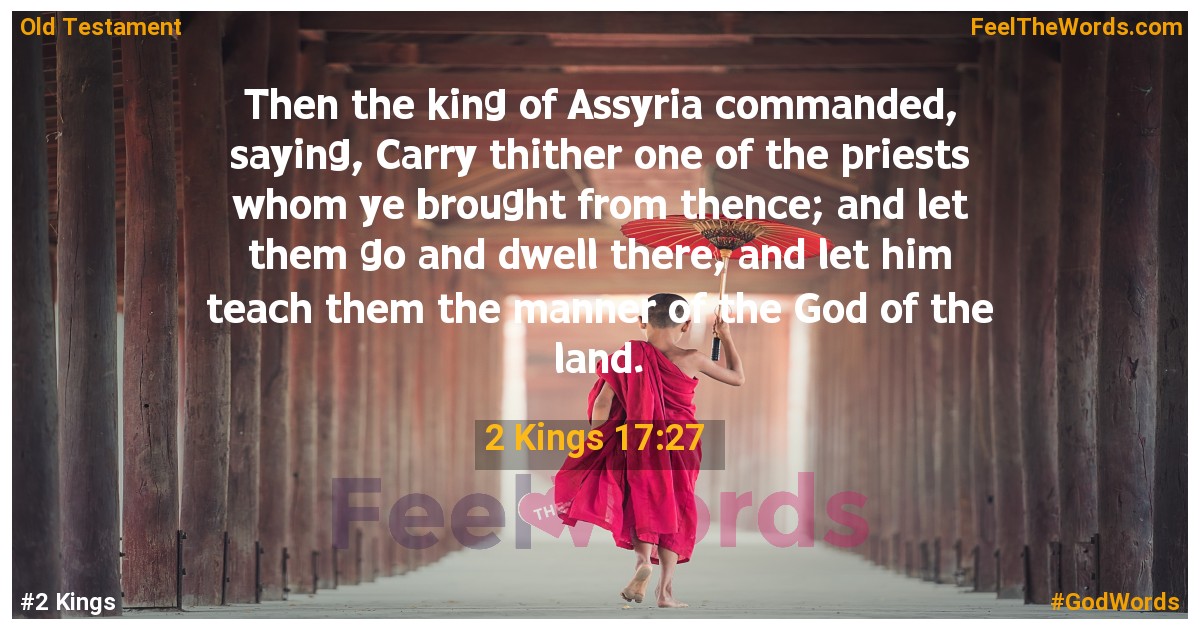 2 Kings 17:27