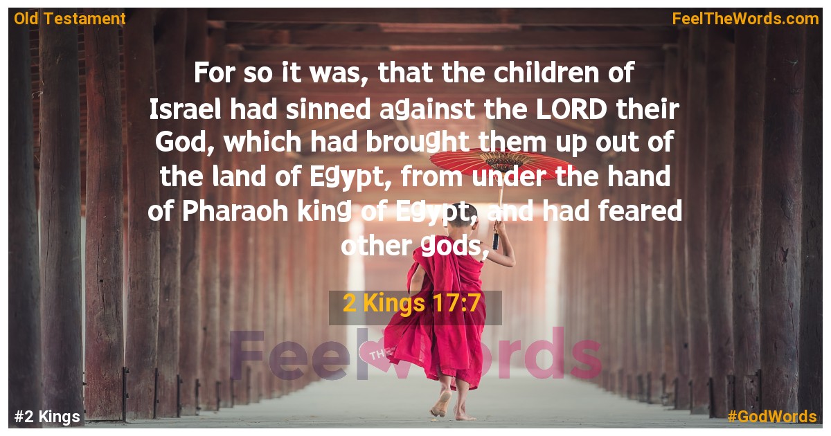 2 Kings 17:7