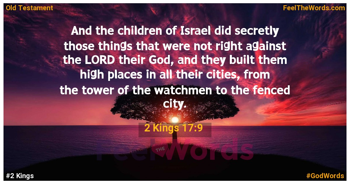 2 Kings 17:9