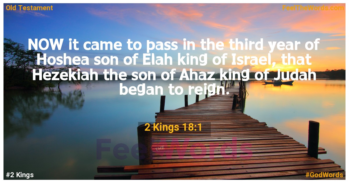 2 Kings 18:1