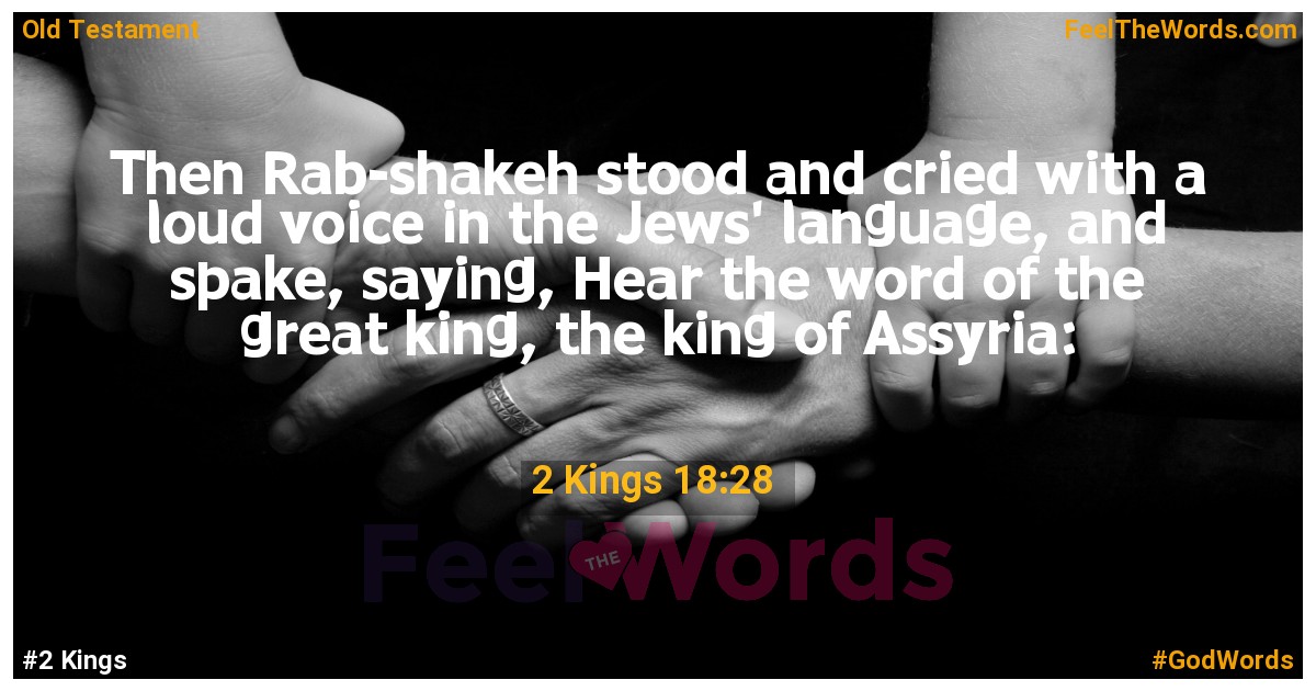 2 Kings 18:28