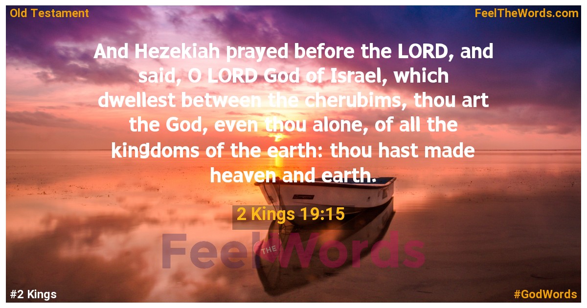 2 Kings 19:15