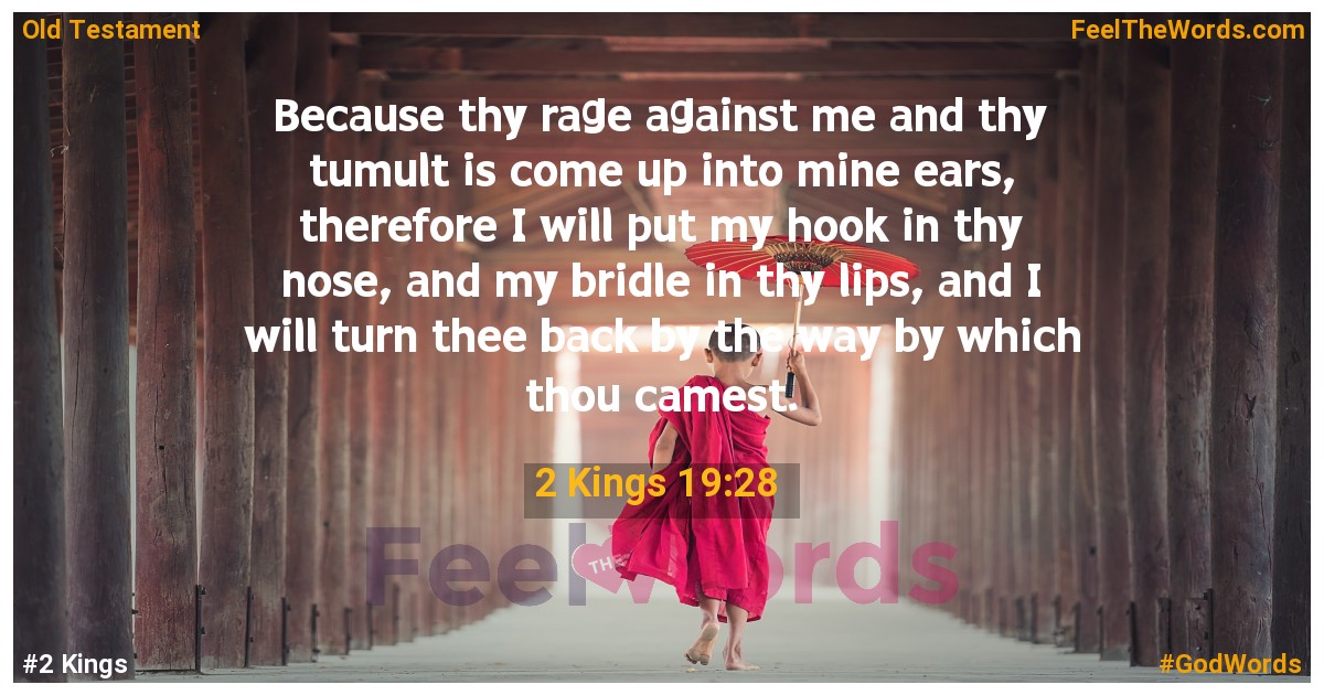 2 Kings 19:28