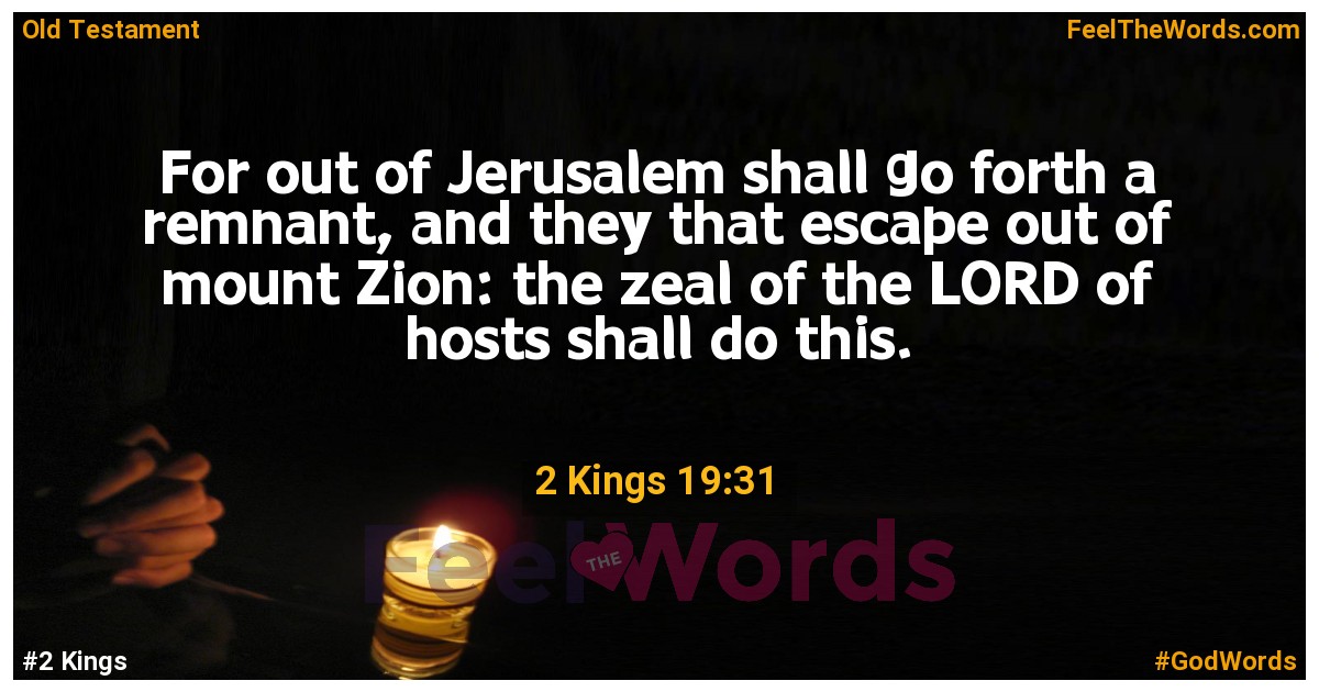 2 Kings 19:31