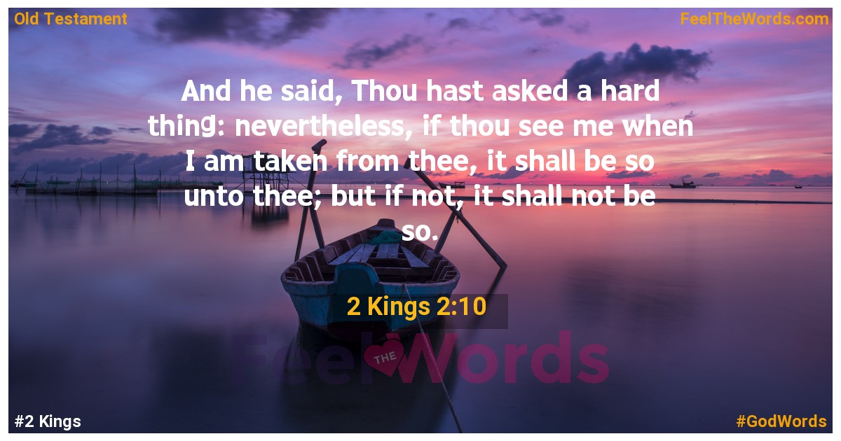 2 Kings 2:10