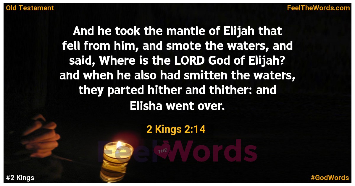 2 Kings 2:14