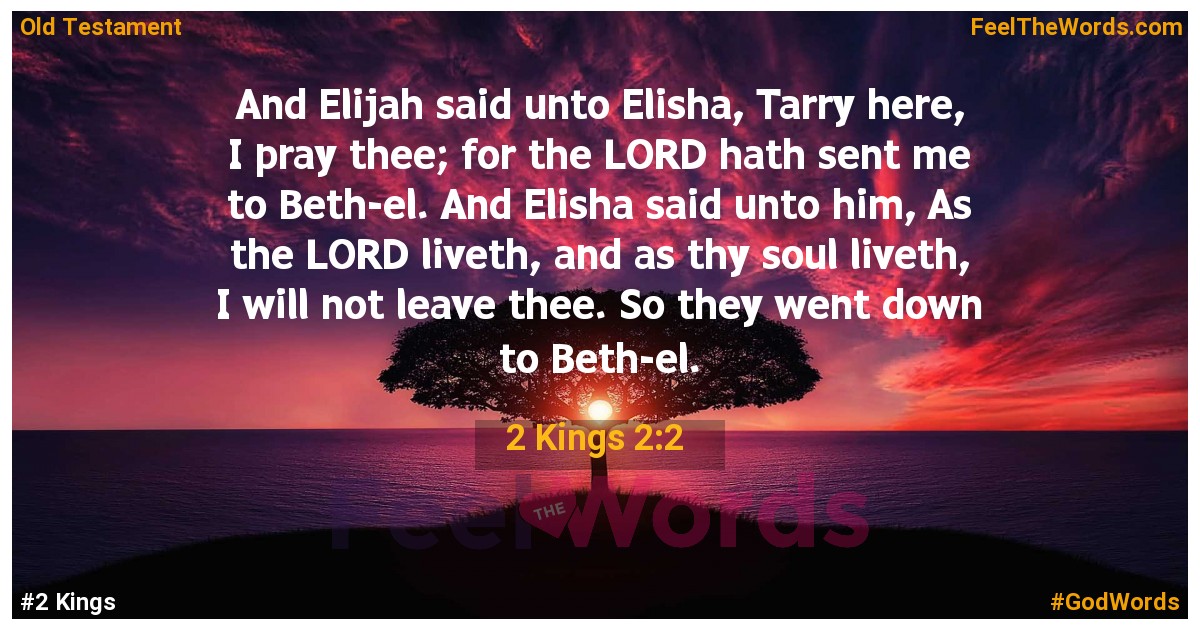 2 Kings 2:2