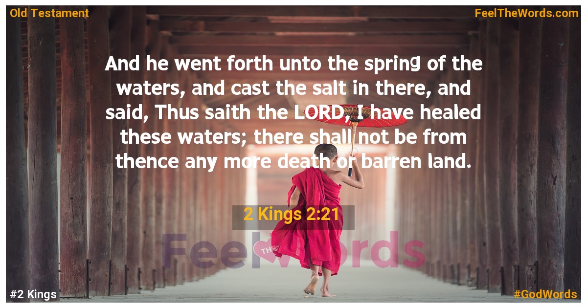 2 Kings 2:21