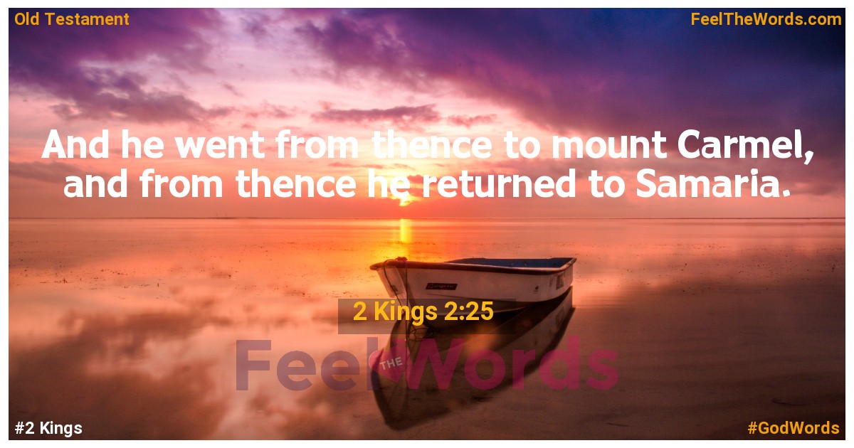 2 Kings 2:25