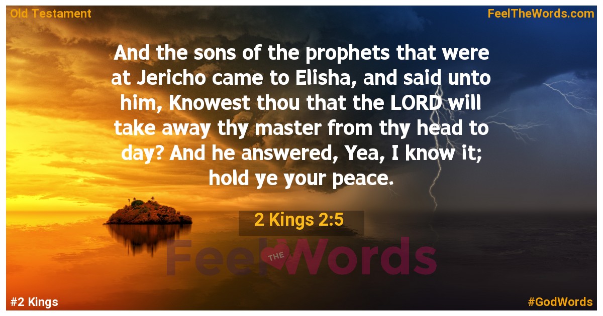 2 Kings 2:5