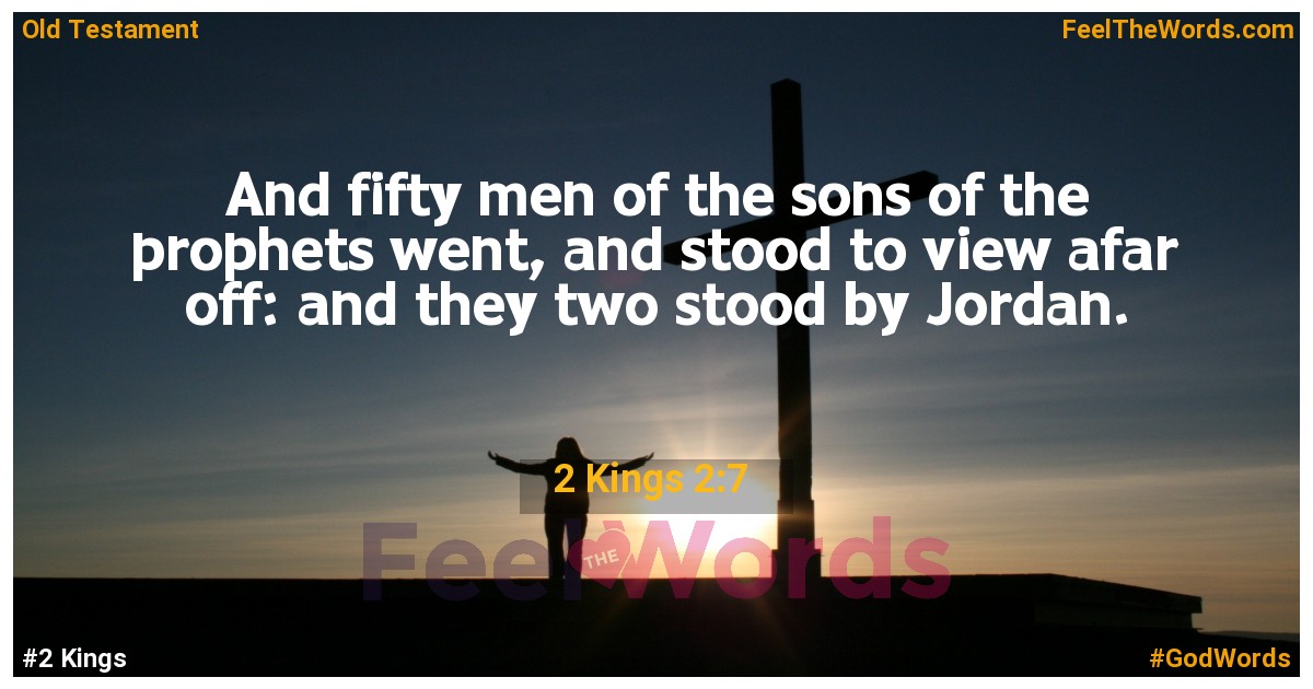 2 Kings 2:7