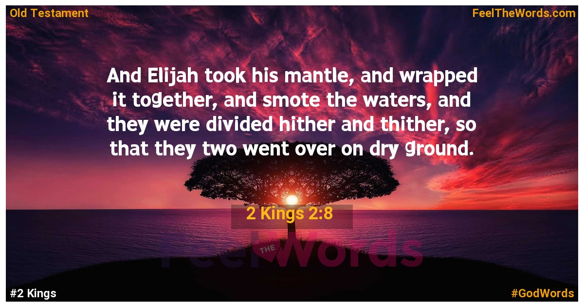 2 Kings 2:8