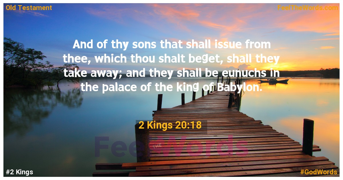 2 Kings 20:18