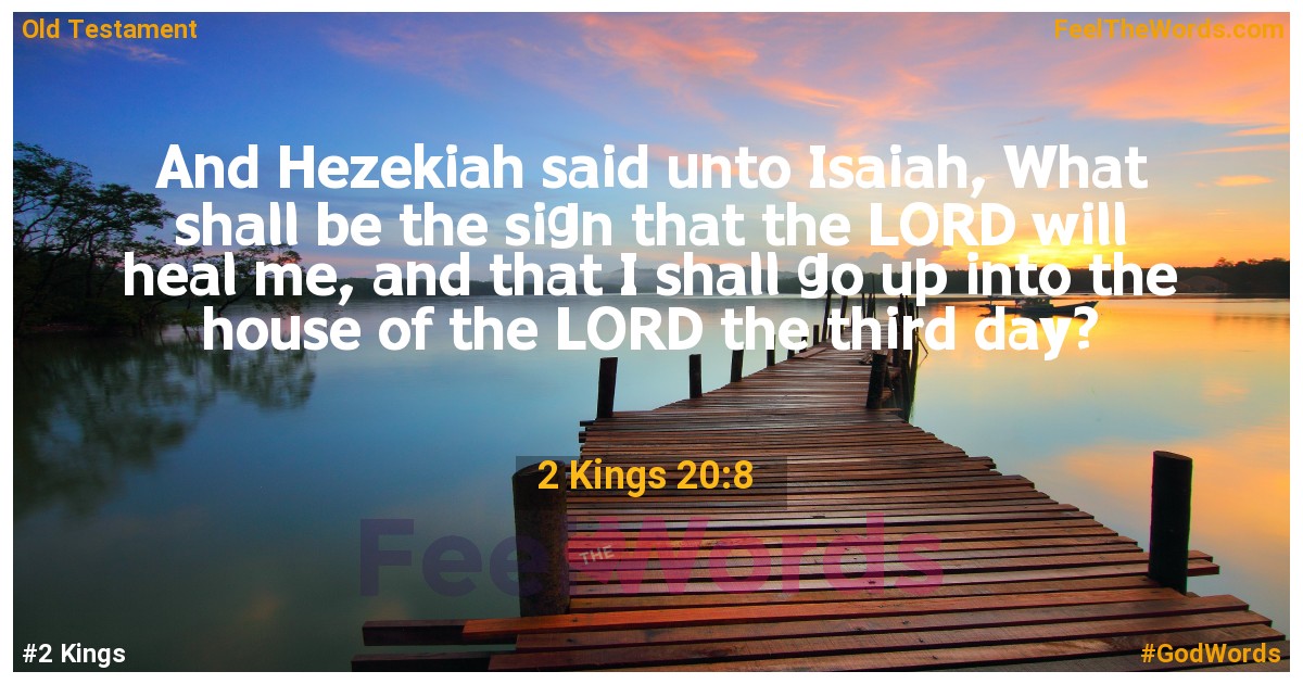 2 Kings 20:8