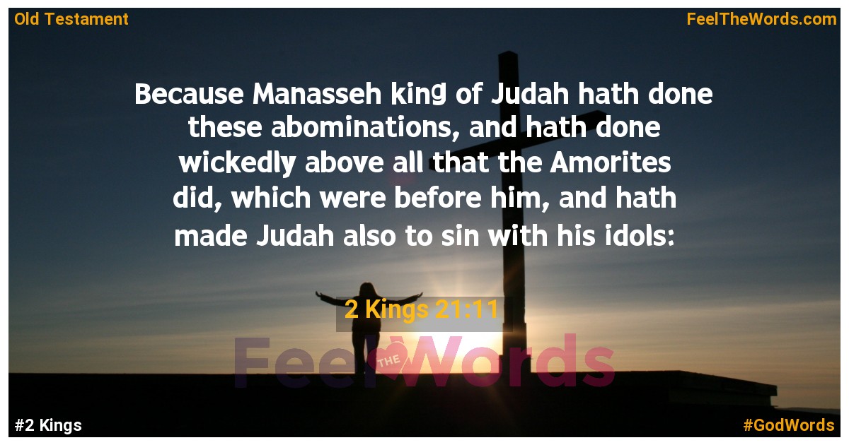 2 Kings 21:11