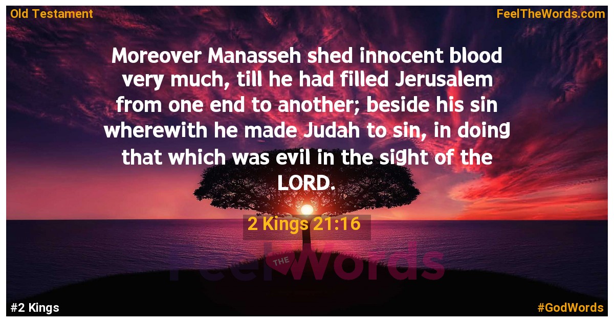 2 Kings 21:16