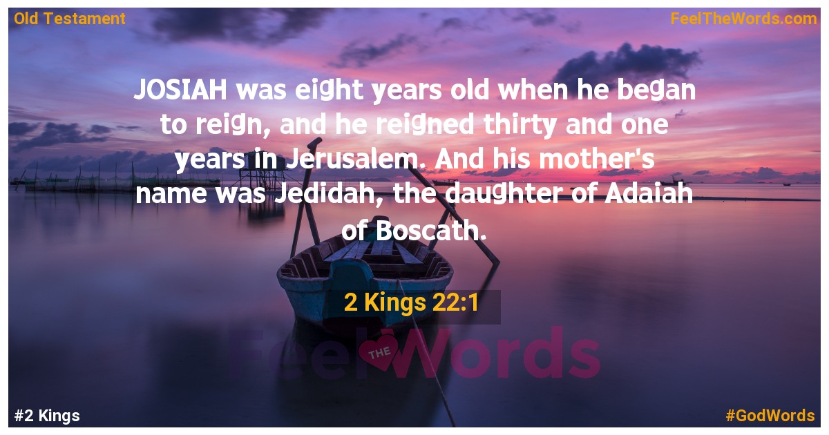 2 Kings 22:1