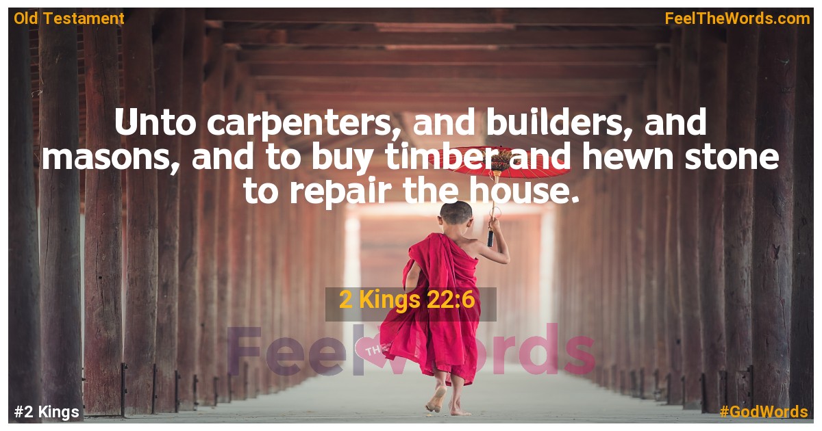2 Kings 22:6