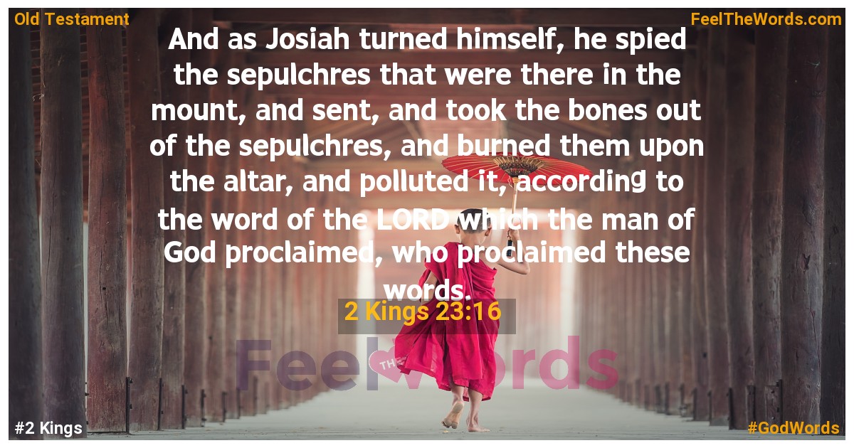 2 Kings 23:16