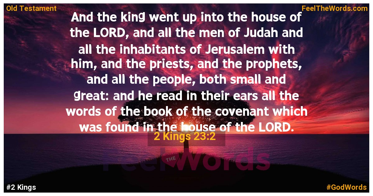 2 Kings 23:2
