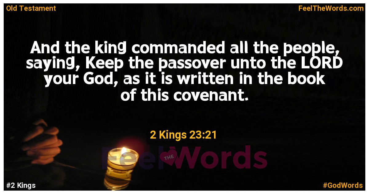 2 Kings 23:21